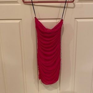 Ruched Forever 21 Strapless Dress